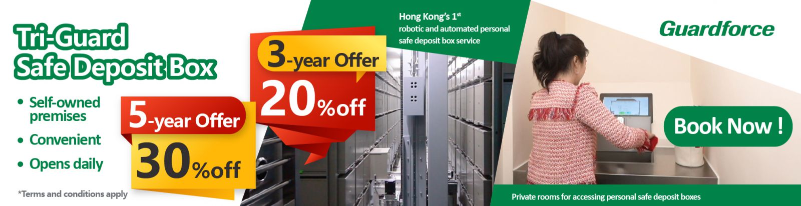 Tri-guard Safe Deposit Box Promotion